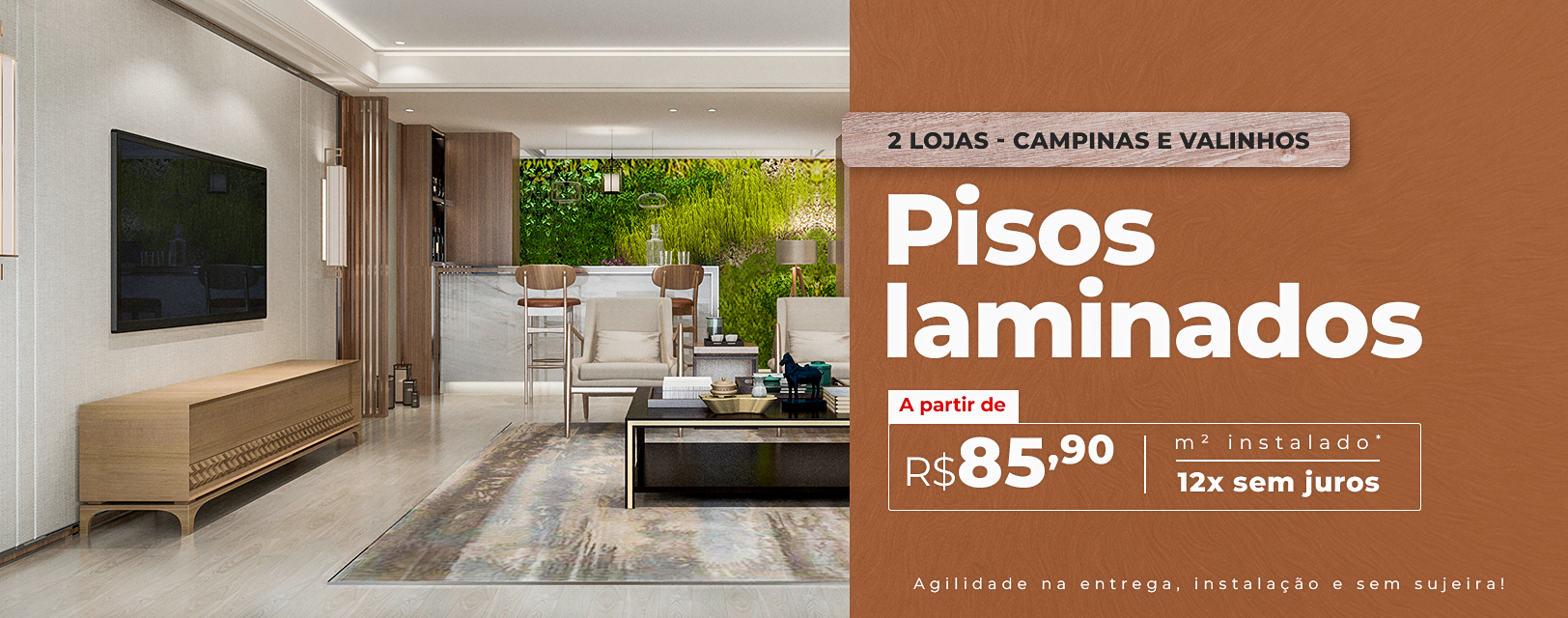 Banner promocional - Omega Pisos