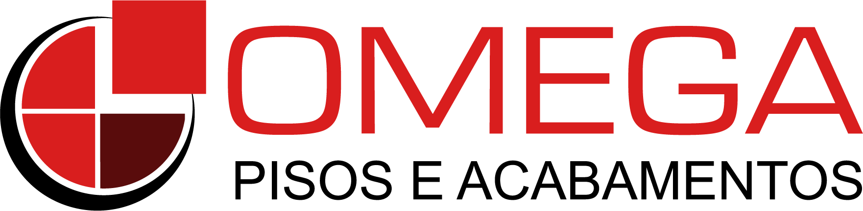 Logotipo Omega Pisos